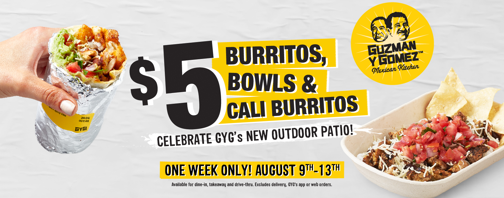 5 Burritos & Bowls GYG Naperville Guzman y Gomez