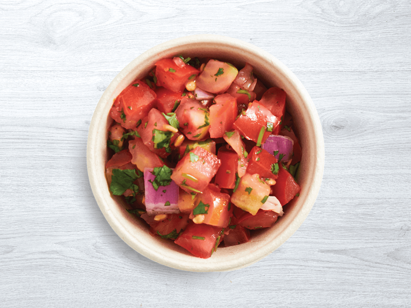 Pico De Gallo in a side dish